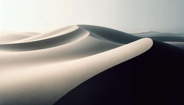 Foto le serene dune del deserto