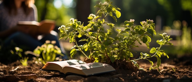 Foto serene garden lezing sessie