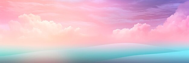 Photo serene gradient background featuring soft pastel colors producing a dreamlike and peaceful atmosphere generative ai