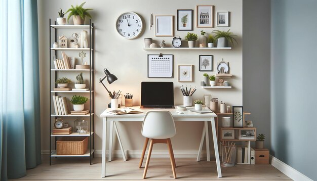 Foto serene home office spacexaxa