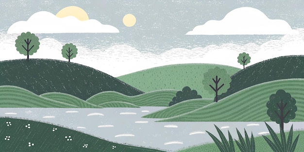 Serene landschappen