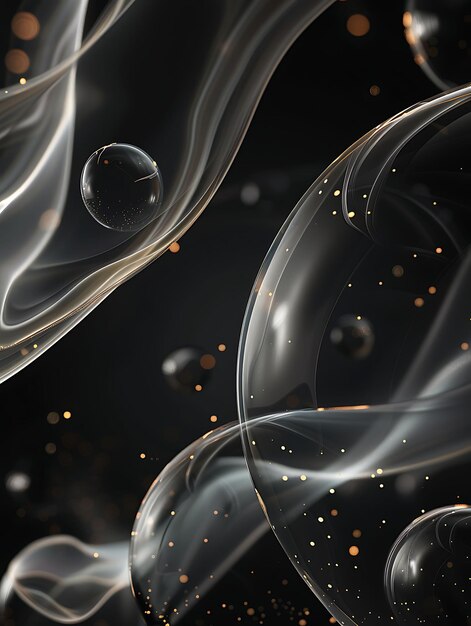 Serene Luminescent Onyx Bubble With Sleek Minimalist Designs Texture Art Wallpaper Background