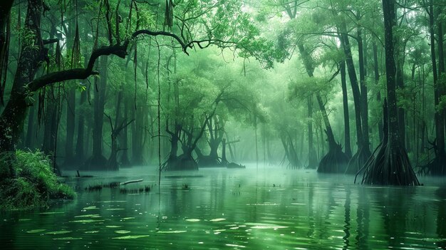 Serene Mangrove Ecosystems Stock Photography