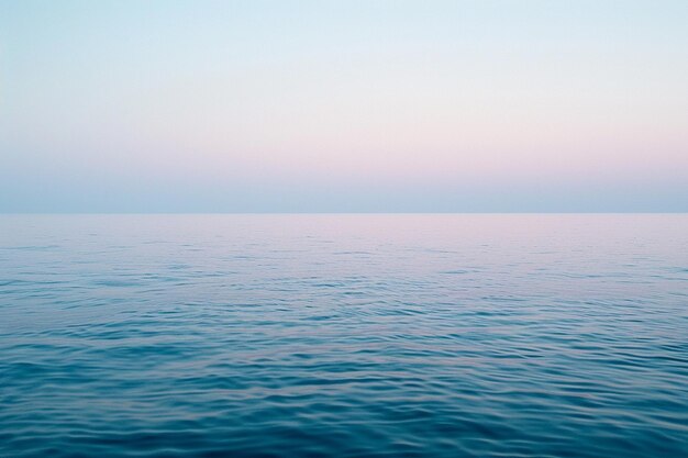 A serene morning swim alone