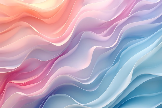 Serene Pastel Bliss Abstract Pattern Background for Calming Visual Experience
