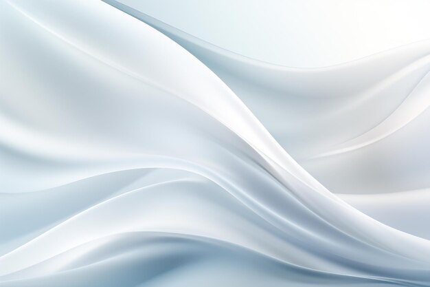 serene and pristine white abstract background created with generative ai