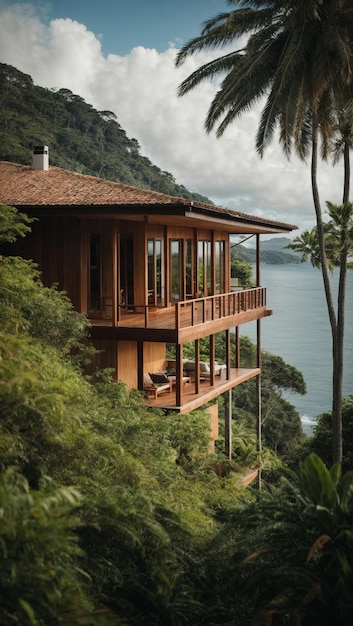 A serene retreat with breathtaking views of the tranquil waters