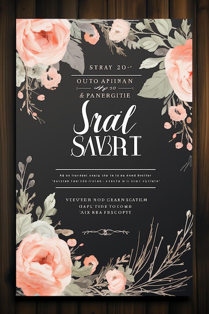 Foto serene rustic charm burlap wedding invitation suite