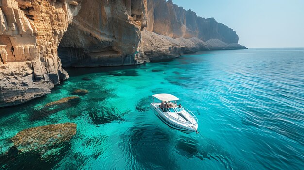 Serene Seaside Escape with Boat