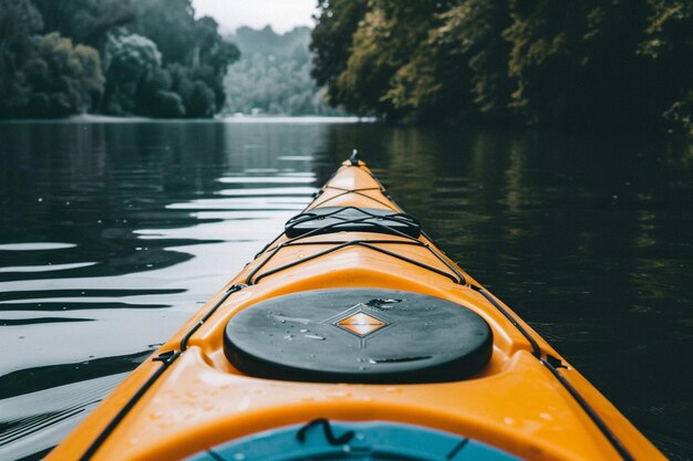 Serene shores foto in kayak