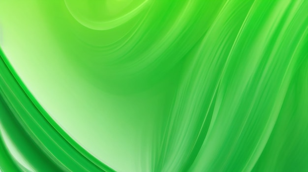 Serene Verdure Green Wavy Abstract Gradient Blur Background with Texture