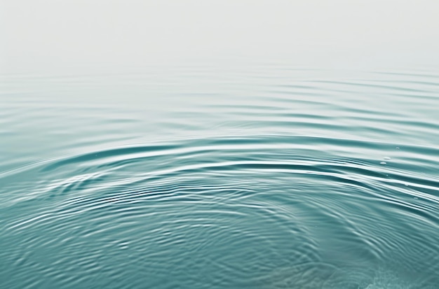 Serene Water Surface with Gentle Ripples