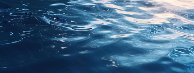 Serene water surface with gentle ripples