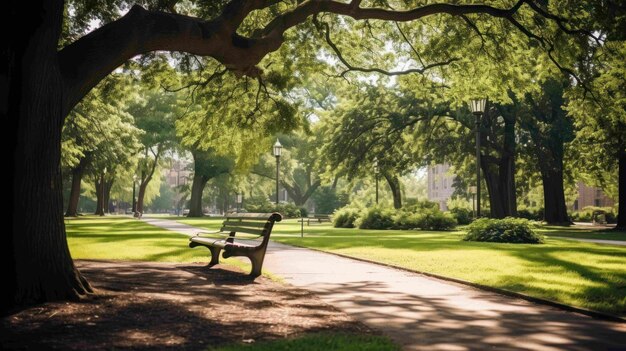 serene and wellmaintained public park on World Health Day