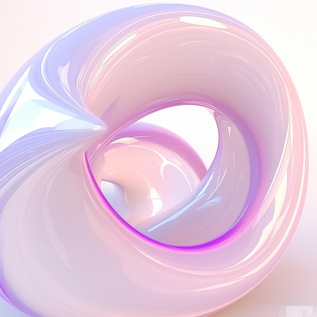 Serene White Background Accentuates the Beauty of Soft Forms and Shapes AI generated