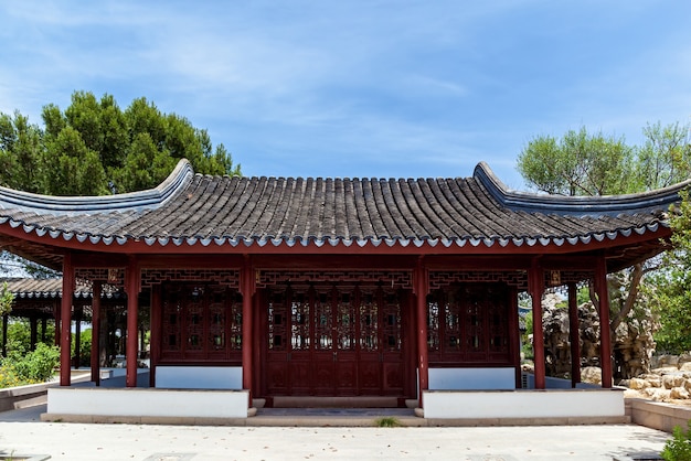 The Serenity Garden is a traditional Chinese architecture in Malta, Santa Lucija.