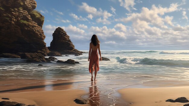 Serenity And Harmony A Woman39s Journey To The Ocean