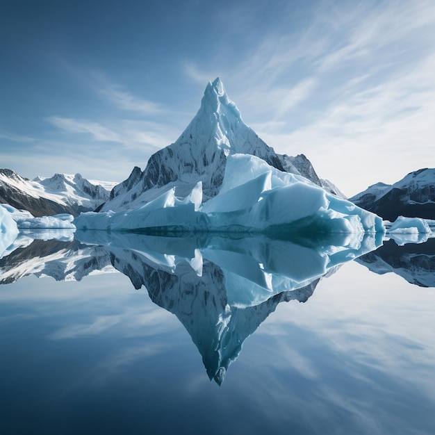 Serenity Minimalist Glacier Views in de namiddag