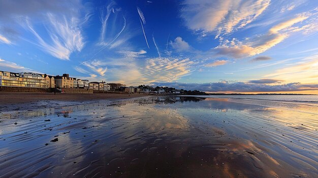 Photo serenity of sandbanks beach