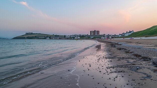 Photo serenity of sandbanks beach