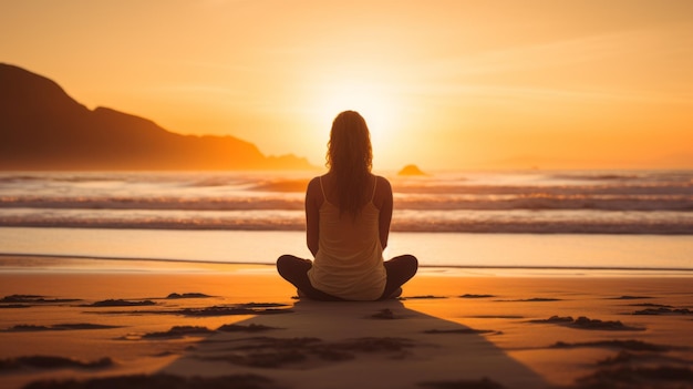 Serenity At Sunset A Girl39s Authentic Meditation On The Beach