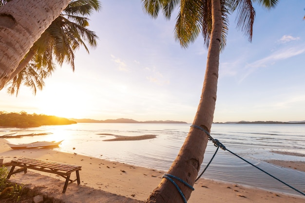 Serenity tropical beach