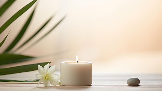 Serenity zen candle