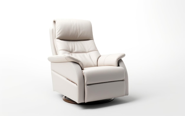 Foto serenitylounger sootheslope recliner eleganza su una superficie bianca o trasparente png sfondo trasparente