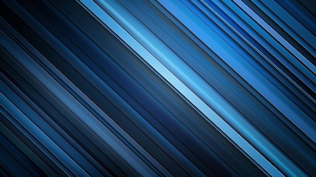 Photo a series of blue white and black lines with a blue background