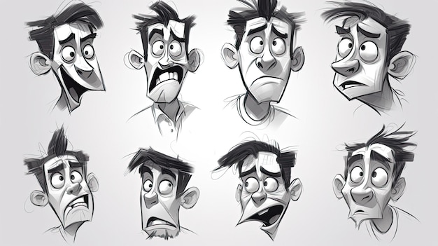 A series of images of a man with a mustache and a mustache with a funny face.