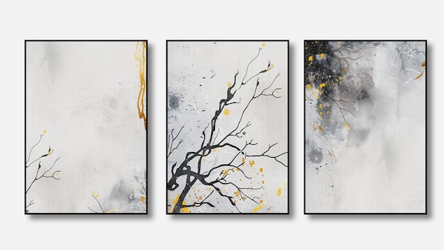 a series of paintings by person