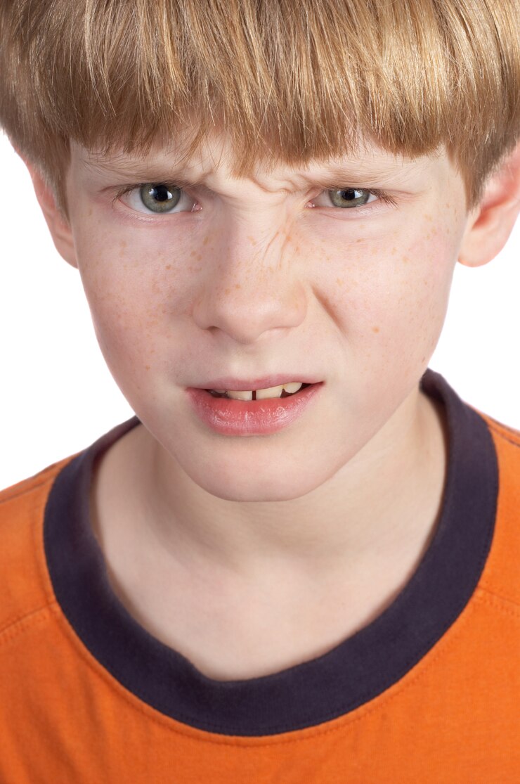 Serious boy