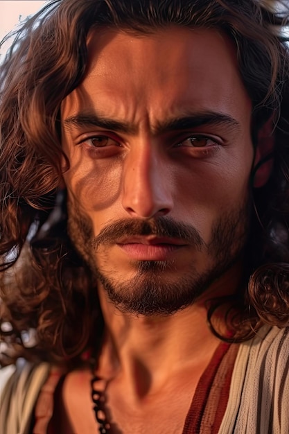 Serious and Reflective Middle Eastern Man