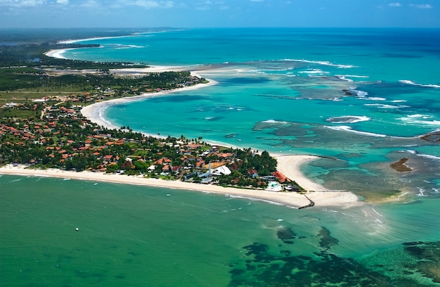 Serrambi strand in de buurt van Porto de Galinhas en Recife Pernambuco Brazil