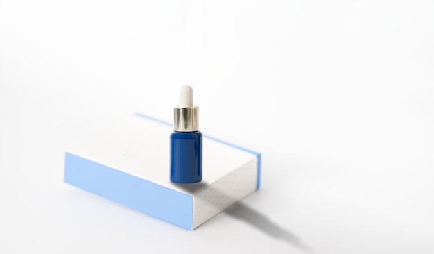 Serum bottle with drop per on box