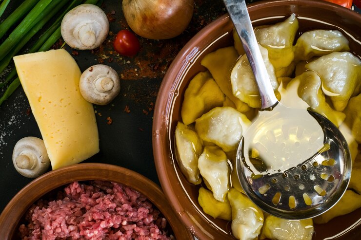 Foto serveert culinaire keuken platteland handgemaakt restaurant eten kok traditioneel