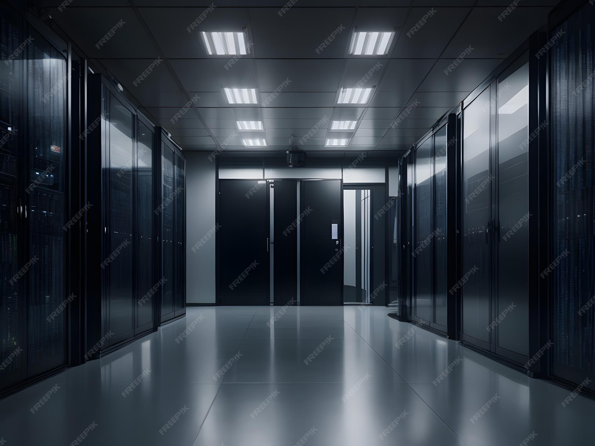 Premium AI Image | Server room data center