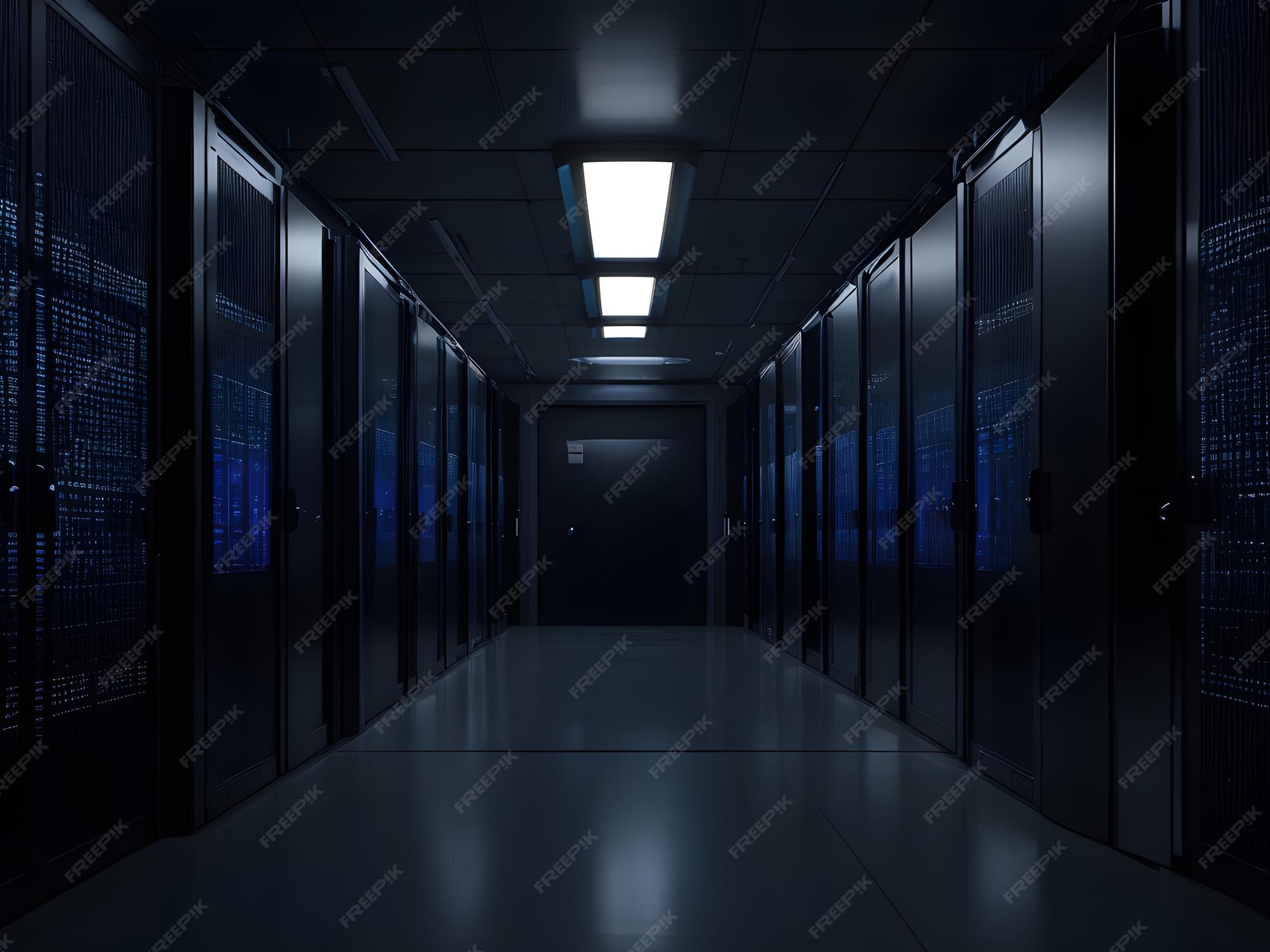 Premium AI Image | Server room data center