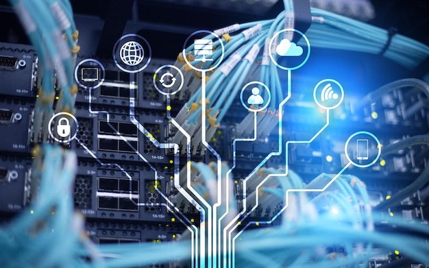 서버실 ICT 정보통신기술 무선인터넷 접속 빅데이터 처리센터 IOT 사물인터넷