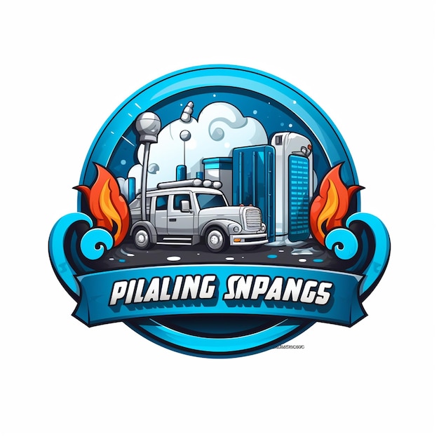 Photo service plumbing logo