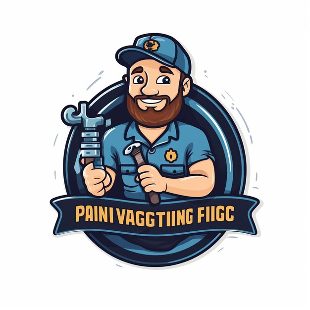 Photo service plumbing logo