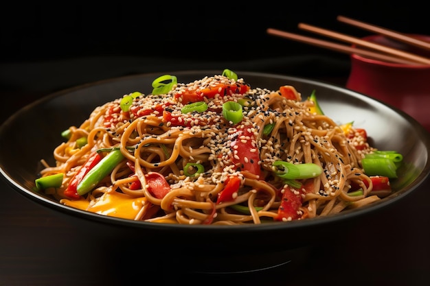 Sesame Noodle Bowl Dinner Recipe