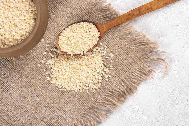 Sesame seeds for cooking various dishes