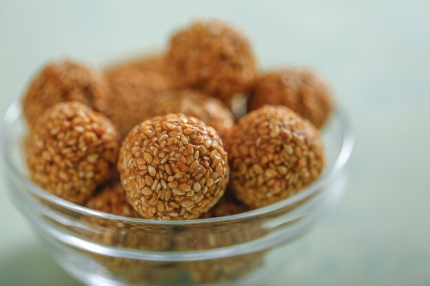 sesame seeds for Makar Sankranti festival,