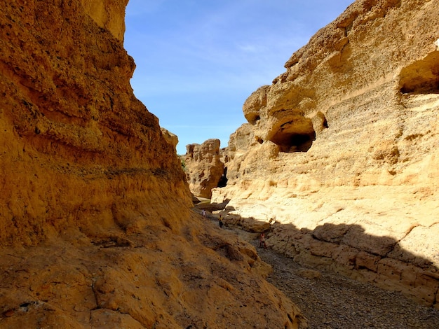 Sesriem Canyon in Namib woestijn Sossusvlei Namibië