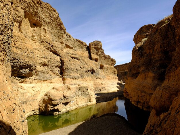 Sesriem Canyon in Namib woestijn Sossusvlei Namibië