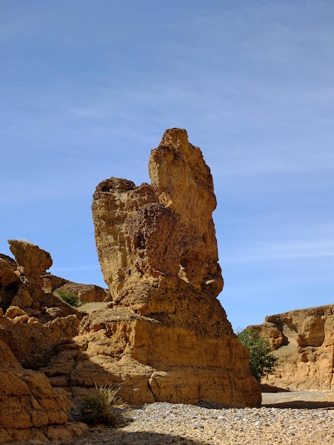 Sesriem Canyon in Namib desert Sossusvlei Namibia