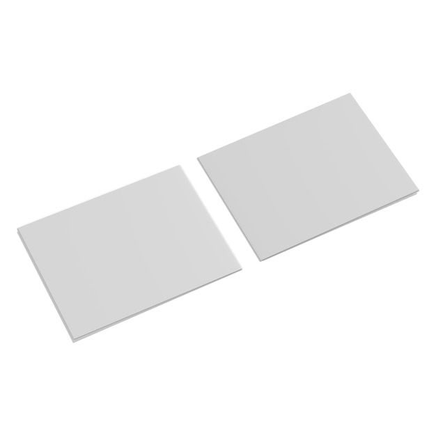 Foto un set di 2 piastrelle quadrate bianche con uno sfondo bianco