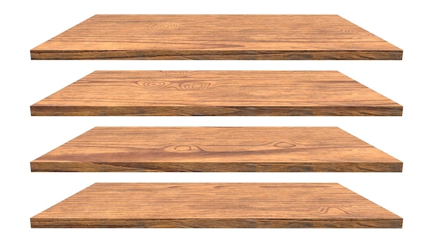 A set of 3 wood flooring boards.