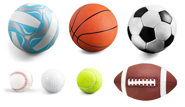 Photo set of balls